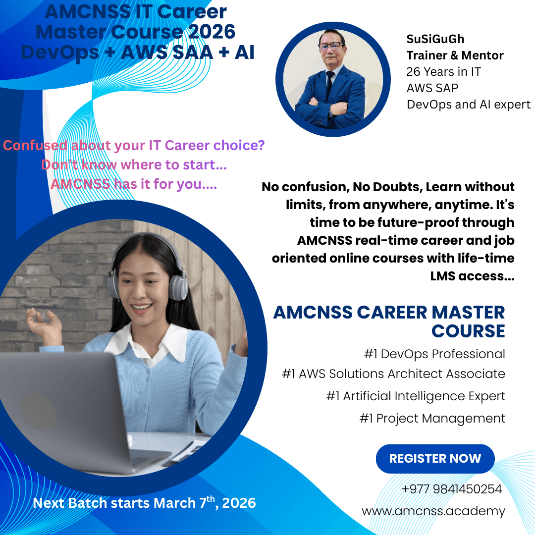 DevOps + AWS SAA + AI Expert Training in 6 months